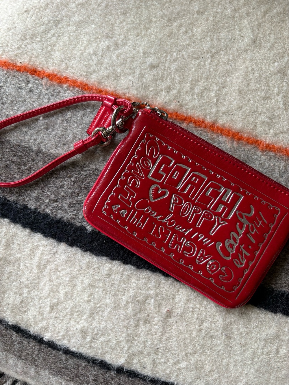 Coach Poppy 2009 Mini Wristlet Indie Sleaze